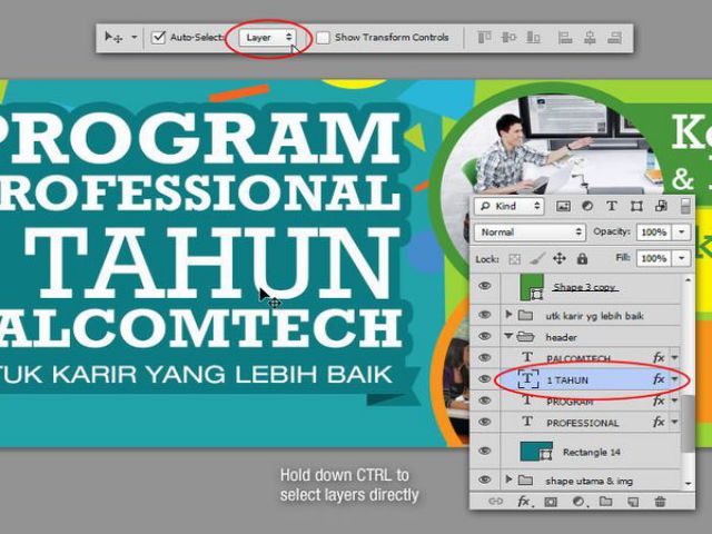 Chọn layer