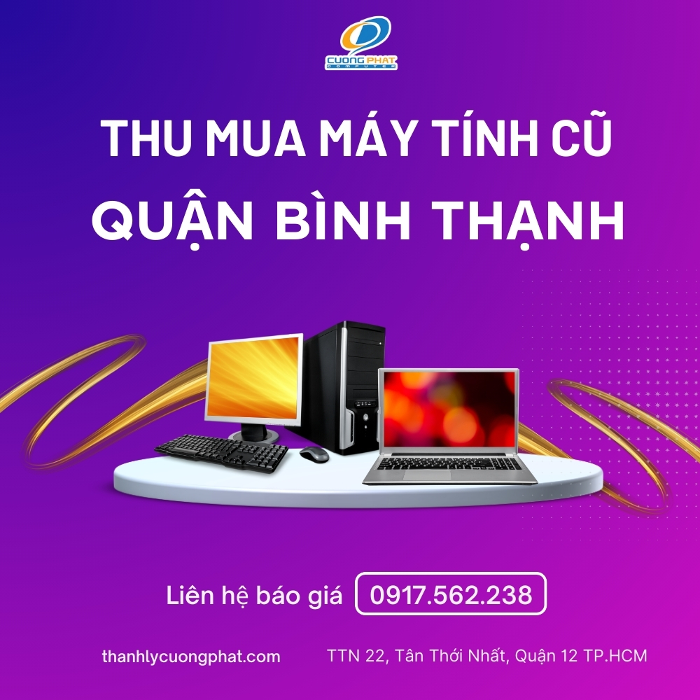 Mua máy tính cũ công ty văn phòng Q. Bình Thạnh TPHCM