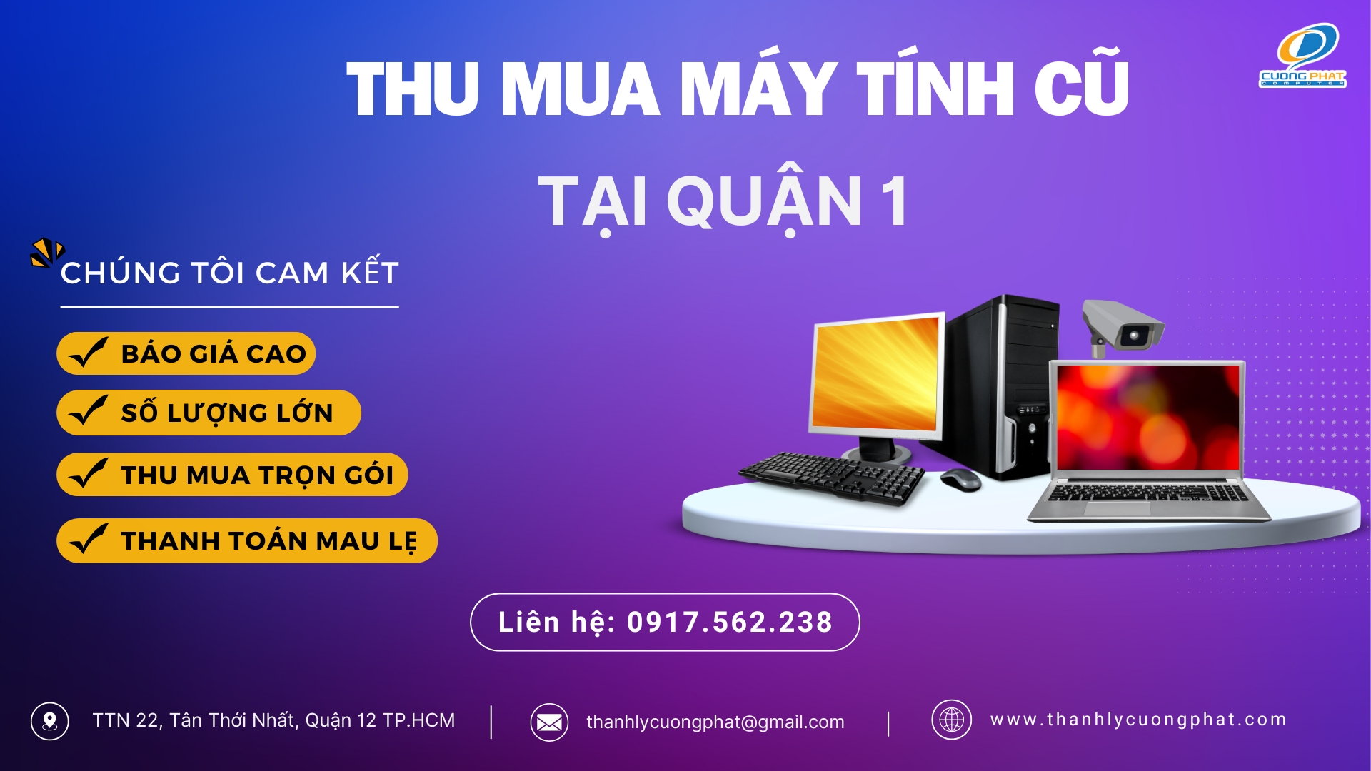 Thu mua máy tính cũ Quận 1