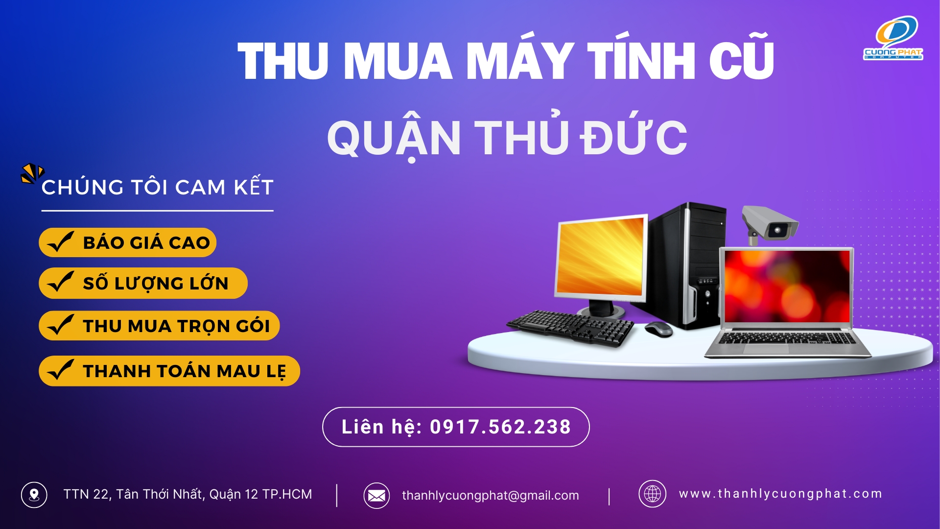 Thu mua máy tính cũ Quận Thủ Đức