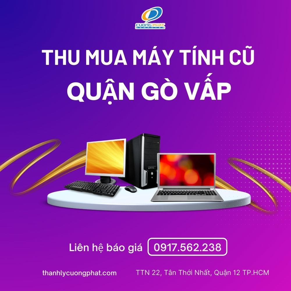 thu mua máy tính cũ Gò Vấp