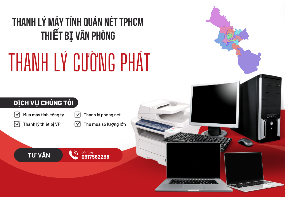 Thanh lý máy tính quán net TPHCM Giá Cao