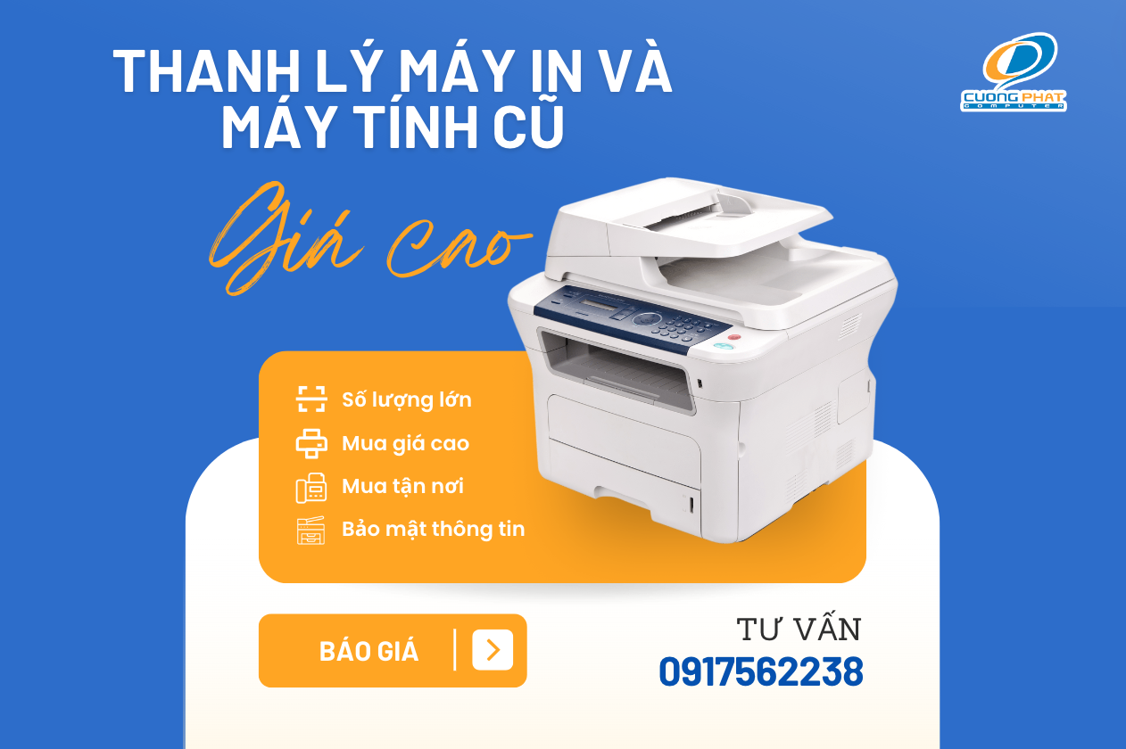 thanh lý máy in cũ giá cao