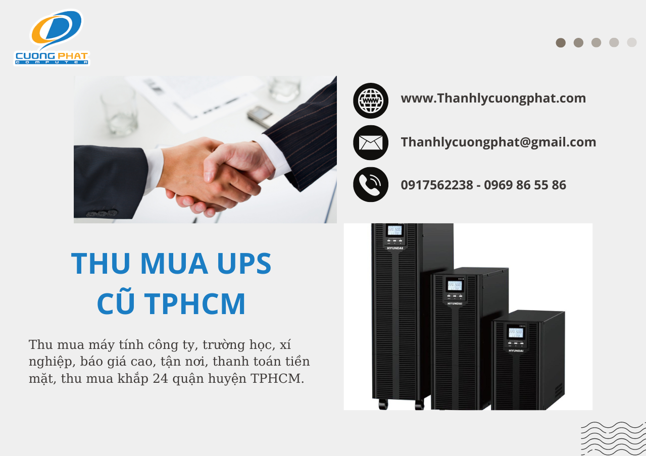 Chuyên thu mua ups cũ TPHCM giá cao