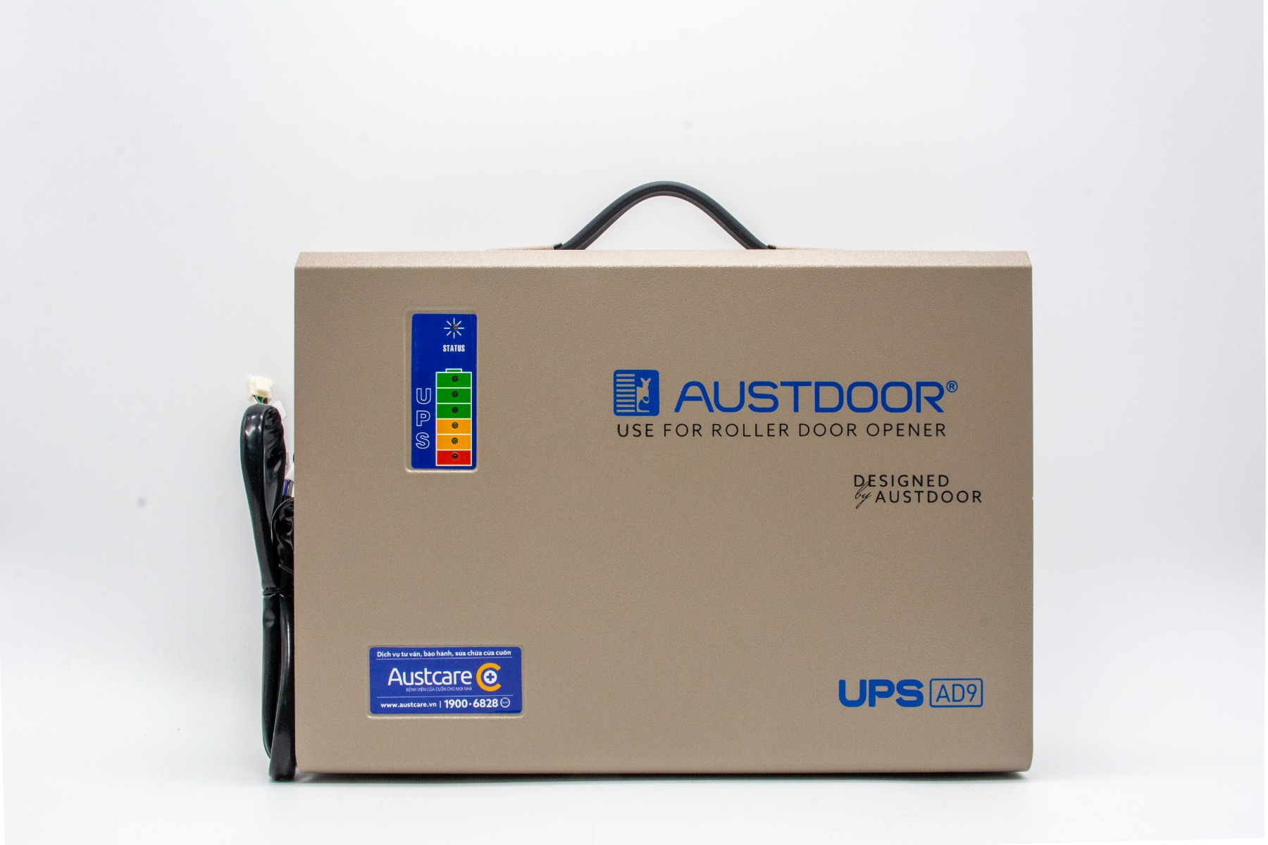 Bình lưu điện cửa cuốn Austdoor