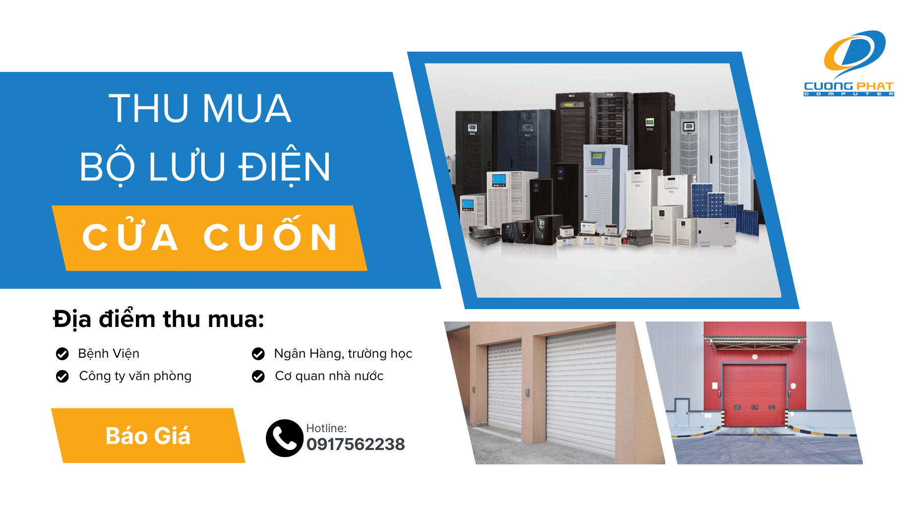 Thu mua bộ lưu điện ups cửa cuốn giá cao
