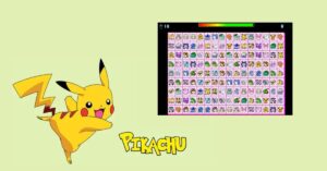 Game Pikachu nối thú kinh điển